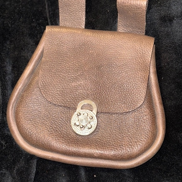 Brown Leather Backpack with Classic Design and Flap Closure main image 11